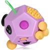 VCOSTORE Fidget Cube con 12 Lati - Originale Cubo Antistress Adulti Fidget Toys Ufficio Gadget Anti Stress Cube per Tutte Le età con ADHD, ADD, ASD, ADHD