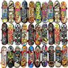 LYQQY Skateboard Finger, 30 Pezzi Mini Skate Board Professionale Skate per Dita Mini Dito da Skateboard per Bambini Compleanno, Regali di Natale, Premi per Lezioni Scolastiche (Colore Casuale)
