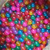 Tokaneit 100 Pezzi Biglie Colorate in Vetro, Multicolor Trasparente Marmi di Vetro Per Decorazioni,Per Sport All'aperto, per la Decorazione di Acquari, Produzione Artigianale
