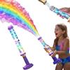 Generico Pistola Ad Acqua LED Arcobaleno Luminosa - Divertimento Estivo Che Incanta Come per Magia - Pistola Ad Acqua Creativa Con Luci - Giocattolo Spruzza-Acqua Effetto Fuochi D'artificio(1PC)