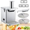 Generic Affettaverdure elettrico 250 W - Tritatutto commerciale per verdure con tagliaverdure con coltello a dadini, reti e tagliatrice per frutta per cipolle e patate