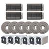 BlesConi Kit di ricambi per Dreame X50s Pro Master e Matrix 10 Ultra con filtri mocio e sacchetti per la polvere Set di accessori