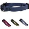 Ditsy Pet. Biothane, collare per cani impermeabile con chiusura a sgancio rapido (blu navy, XL)
