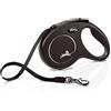 Flexi New Classic M Nastro, 5 m, nero