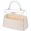DGAZ Inserto organizer per borsa, organizer in seta, borsa di lusso, borsa in borsa, adatta a borse Kelly mini I, mini II, 20/25/28/32/35/40 (Craie, KL28)