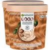 Garnier Good Colorazione Permanente Senza Ammoniaca 8.34 Biondo Cannella Tinta Lunga Durata 8 Settimane Copertura 100% Capelli Bianchi Colore Brillante e Luminoso Formula Vegana - 2 Confezioni