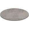 milani home - piano tavolo da pranzo rotondo 60 cm, cemento, HPL