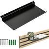 MIGUBIGU 1 PCS Mensola da Parete per Pannelli Acustici 30 x 15 cm, Mensole da Muro in Metallo, Mensole Nere per Pannelli Fonoassorbenti per Ufficio, Soggiorno, Camera da Letto, Senza Forature