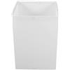 SWETRACE Paralume Quadrato Bianco per Lampada da Tavolo e Lampada da Terra, Design Elegante e Semplice, Adatto per Camere da Letto e Uffici
