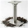 TERGATO HSI - Supporto per pali BASE Plus, regolabile in altezza, 190 + 100 mm, HV, per costruzioni in legno, supporto per pali 100 x 100 mm, in acciaio S235JR, zincato a caldo, senza fresatura, anche per