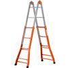 Gierre Scala telescopica in acciaio Acal100 - 4+4 pioli (Altezza lavoro: 3.76 m)