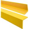 Quest Profilo angolare QUEST 35x35mm, Listello di protezione in plastica flessibile - Striscia autoadesiva - Riparo dei profili angolari e bordi, facile da installare, Giallo, 200cm