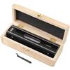 Lfhelper Livella a bolla di precisione, 200 mm, con manico isolante e valigetta in legno
