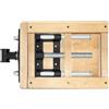 TiryyDrela Wood Vise, morsa per legno da banco in ghisa malleabile, morsa per falegnameria con apertura 30 cm, serraggio rapido manuale per fai da te officina, morsetto professionale, 35 x 22 cm, 5,3 kg