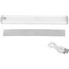 SEAFRONT Luce per Armadio a LED Ricarica USB Sotto L'illuminazione Dell'armadio da Banco Luci Dell'armadio con Oscuramento Continuo Striscia Luminosa Magnetica Wireless (confezione singola)