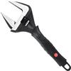 Sharp-tec Chiave inglese regolabile da 300 mm (300 mm), apertura grande con ganascia larga 60 mm, acciaio al cromo vanadio, finitura in ossido nero, strumento idraulico resistente e fai da te con