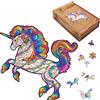 FANTASY PUZZLES Unicorn Puzzle In Legno 260 Pezzi L Fantasy Per Adulti E Bambini