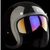 CARAMBAShop Bandit Helmets - Visiera Stick-On per Casco Jet - Anti-graffio, protezione UV JETVISIST (Iridium)