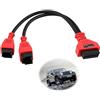 JXRSKJ Cavo da 12 + 8 pin, connettore di bypass di sicurezza OBD, 12 + 8 adattatori per veicoli equipaggiati SGW, per diagnosi, scanner auto, stabilizzazione del cambio, Plug & Play, dispositivo diagnostico