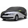 A ABSOPRO Copertura Auto Per Skoda Fabia 14-24 210D-Pu Impermeabile 1pc | Materiale 210D-PU, Colore Nero, Impermeabile, Antivento, Protezione Solare, Neve, Cerniera Porta Conducente, Traspirante