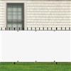 LIUYANYAN Frangivisto Balcone 98 x 795 cm Protezione Solare, Anti-Uv Resistente, Frangivento, Antistrappo, Protezione Balcone Privacy con Fascette e Funi per Giardino, Bianco
