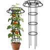 Generico Traliccio da Giardino Verticale - Artistico Verticale | Sostegno a Ombrello per Piante in Vaso - per Fagioli Pomodori Fiori Clematide Davanzale Cortile Balcone