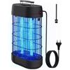 Regevo Lampada Antizanzare Elettrica 18W, Ammazzazanzare da Interno ed Esterno, Copertura 80m², Trappola per Insetti e Mosche UV, Ideale per Giardino, Casa, Camera da Letto e Terrazza