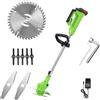 OISE ART STORE Trade Shop - Decespugliatore Elettrico A Batteria 24v Tagliaerba Tagliabordi Accessori 94477