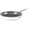 GreenChef Profile Plus Padella Inox Ceramica Antiaderente Sana 24 cm, Senza PFAS, Compatibile Induzione, Adatta al Forno, Lavabile in Lavastoviglie, Argento