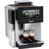 SIEMENS TQ923EZ3 - Macchina da caffè automatica EQ900 plus, display TFT colorato da 6,8, sistema di pulizia automatico tramite cartucce, molto silenzioso, 41 bevande calde e fredde, XL per tazze da