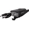 PROFEX Faro anteriore per bicicletta PROFEX 82004 Pro in alluminio, batteria ai polimeri di litio e USB.