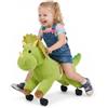 VEVOR Cavallo Cavalcabile per Bambini, Dinosauro Cavalcabile con Ruote Scorrevoli Flessibili a 360°, Ruggiti Realistici, Senza Batterie, Sedile Morbido, Portata Massima 40 kg, Per Bambini 3+ Anni