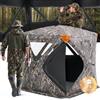 VEVOR Tenda da Caccia Pop Up a 270° per 2-3 Persone, Tenda da Caccia Pop Up con Borsa per il Trasporto, Tenda da Caccia Portatile Resistente, 3 Finestre Orizzontali per la Caccia al Tacchino Cervo
