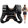 VEVOR Gilet Zavorrato con Pesi per Allenamento, Giubbotto Zavorrato in Neoprene con Strisce Riflettenti Fibbia Regolabile Tasche Portaoggetti Fitness Corsa Allenamento Forza, 390 x 350 x 85 mm