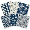 PRESSINART 6 Pezzi 6 Stili Panni per Piatti Svedesi Blu A Fiori Sfondo Giapponese in Bulk Riutilizzabili Come Spugne da Cucina Panni per Pulizia Asciugatura Rapida Assorbenti Decorativi per Piatti