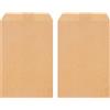 Quotidian Marrone Piatto Mini Greaseproof Kraft Carta Envelope Buste 2 3/4 x 4 1/2 (7 x 11,5cm) Confezione da 100 - Piccolo Dolce Caramella Matrimonio Tossing