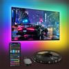 Govee Retroilluminazione LED per TV, 4,6 m, striscia LED RGBIC per TV da 70-80 pollici, controllata tramite Bluetooth e Wi-Fi, funziona con Alexa e Google Assistant, 11 modalità musicali, 219+