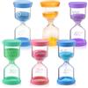 Pmueuff 6 pezzi Clessidra Set, Clessidra Sabbia Colorata Set, Hourglass Timer, Macaron Colori Timer a Clessidra, per Casa, Cucina, Regali Creativi, la Decorazione Dell'home Office