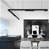 B·LED BARCELONA LED BARCELONA LED Faretto Binario Magnetico Nero 20W, Lampada Lineare LED Opale, Luce Bianco Neutro 4000K, Stile Moderno e Industriale Retrò, CRI>90, 48V DC, Illuminazione Omogenea per Casa e Ufficio