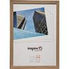 Hampton Frames | Cornice Sorbonne A3 30x42 cm, effetto legno, plexiglas | Profilo largo 30 mm, ganci e clip retro | Montaggio verticale/orizzontale, per parete