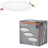 OSRAM Faretto da incasso a LED Essential Slim 225mm 22W Bianco, set di 3 downlight 2000lm bianco freddo 4000K, faretto da soffitto IP20
