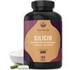 TRUE NATURE Capsule di Silicio - 180 Capsule per 6 Mesi - Alto Dosaggio - Con Zinco & Selenio - Silicio Organico ad Alto Dosaggio da Estratto di Bambù Indiano - 643 mg - Vegano - TRUE NATURE