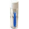 Vugyue Strumento di inserimento lenti a contatto in morbido silicone blu, accessori per la cura delle lenti a contatto, supporto a ventosa per lenti a contatto, strumento portatile multifunzione per