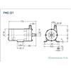 SANSO PMD-221 pompa 220V AC Attacchi Portatubo