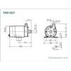 SANSO PMD-0531 pompa 220V AC Attacchi Portatubo