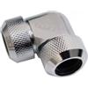 Alphacool Eiszapfen Raccordo antisfilamento a 90° per Tubo rigido 13mm - Chrome