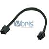 Phobya 6PIN ATX PSU extension 30cm - black