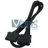 Phobya 4Pin Molex power extension 60 cm - black