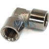 Phobya Raccordo a L 1/4G F/F Black Nikel