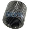 Phobya Bussola 1/4G F/F Zigrinata Black Nikel L.16mm